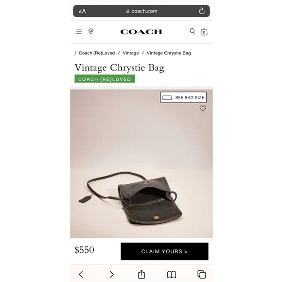 Coach Vintage Chrystie Bag - Picture 9 of 13